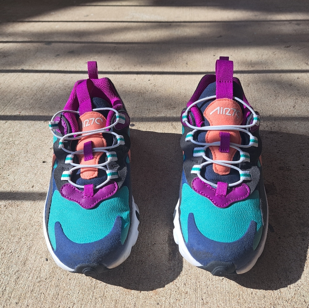 Nike Air Max 270 ReactBlue Void (GS) Sz. 1Y